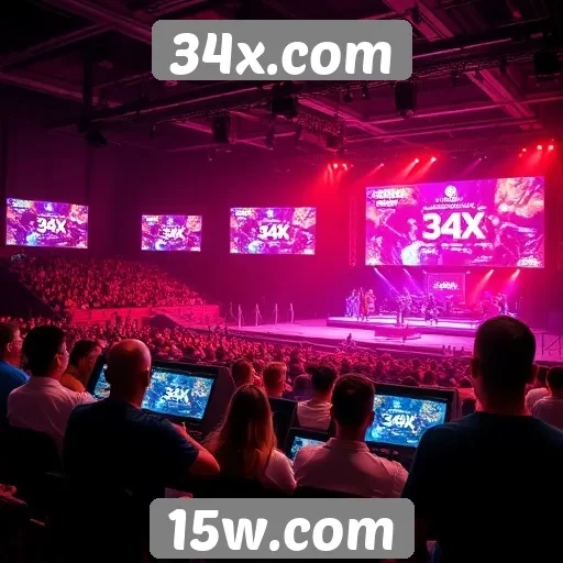 Eventos de jogos ao vivo promovidos por 34x.com