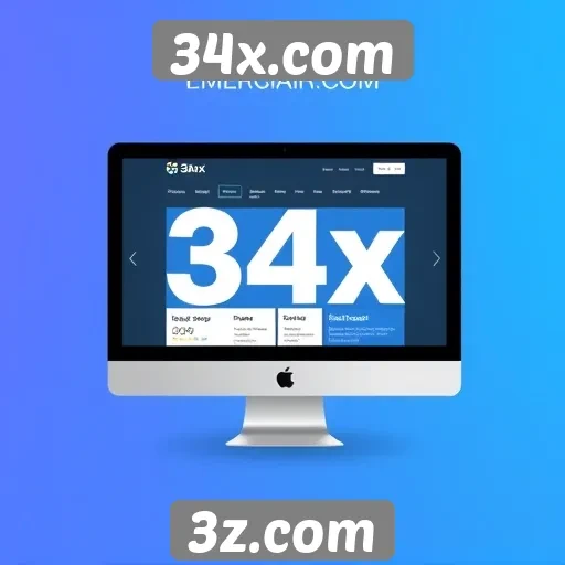 Interface do usuário do 34x.com é amigável